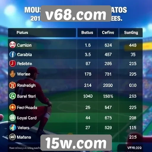 Estatísticas de jogos populares no v68.com analisadas